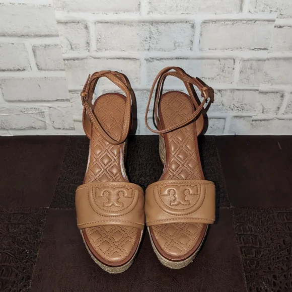 Tory Burch Fleming Espadrille Sandals size 10